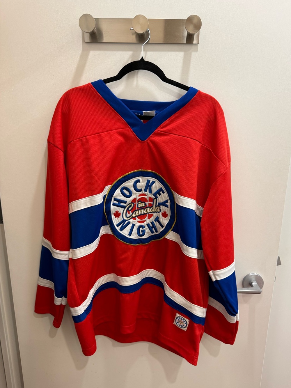 Hockey Night in Canada Red & Blue Hockey Jersey